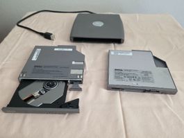Dell externes Gehäuse mit 2 Einschüben (DVD & Floppy Lw.)