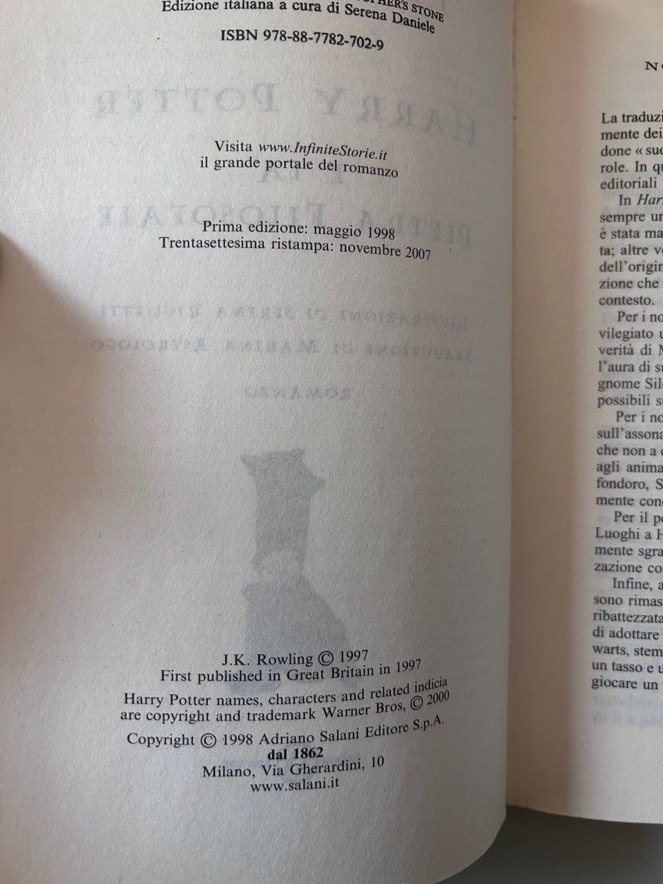 Libri: Harry Potter e la Pietra Filosofale 2007 – Usato da Giubiasco venduto da LorisVale 5
