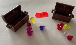 2 Stück Lego Schatzkiste mit Inhalt neu