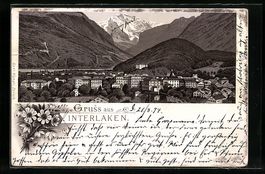Vorläufer-Lithographie Interlaken, 1894