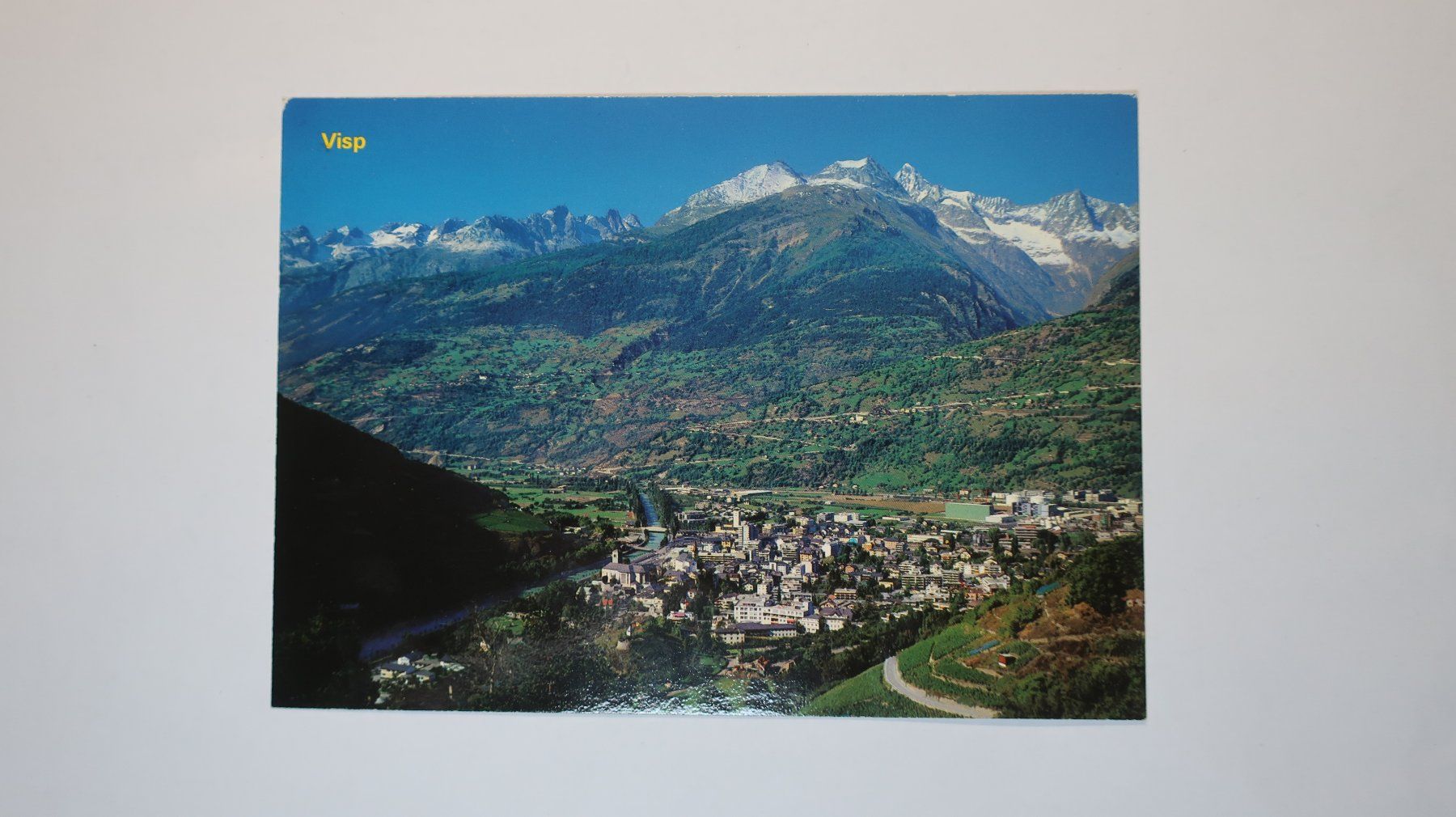 Ansichtskarten: Visp 1984 – Gebraucht aus Cormoret von Pascalll2001 1