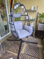 Hängesessel mit kissen Schauckelsessel