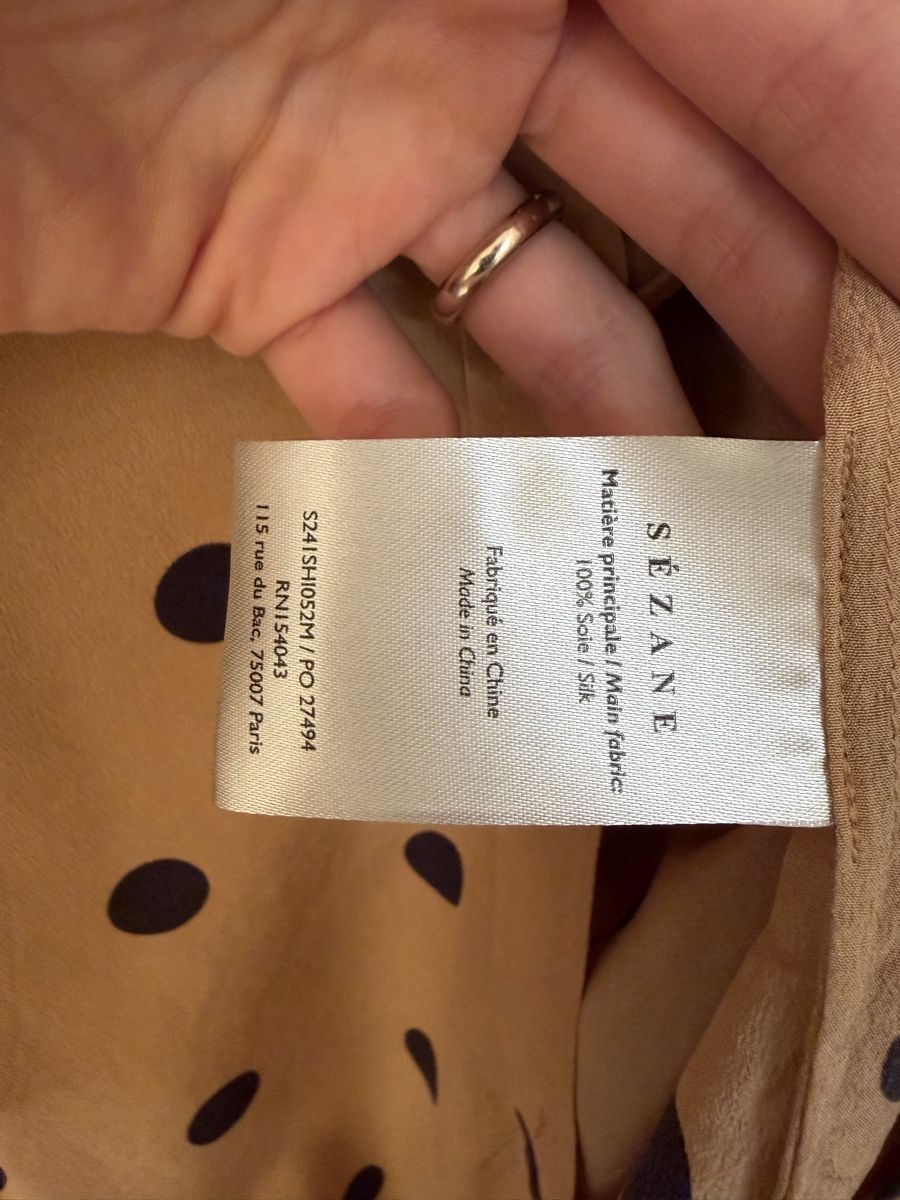 Sezane Blusen: Sezane Hemd und Hose Polka Dot Seide – Neu (gemäss Beschreibung) aus Mühleberg von ste_7ydk 5