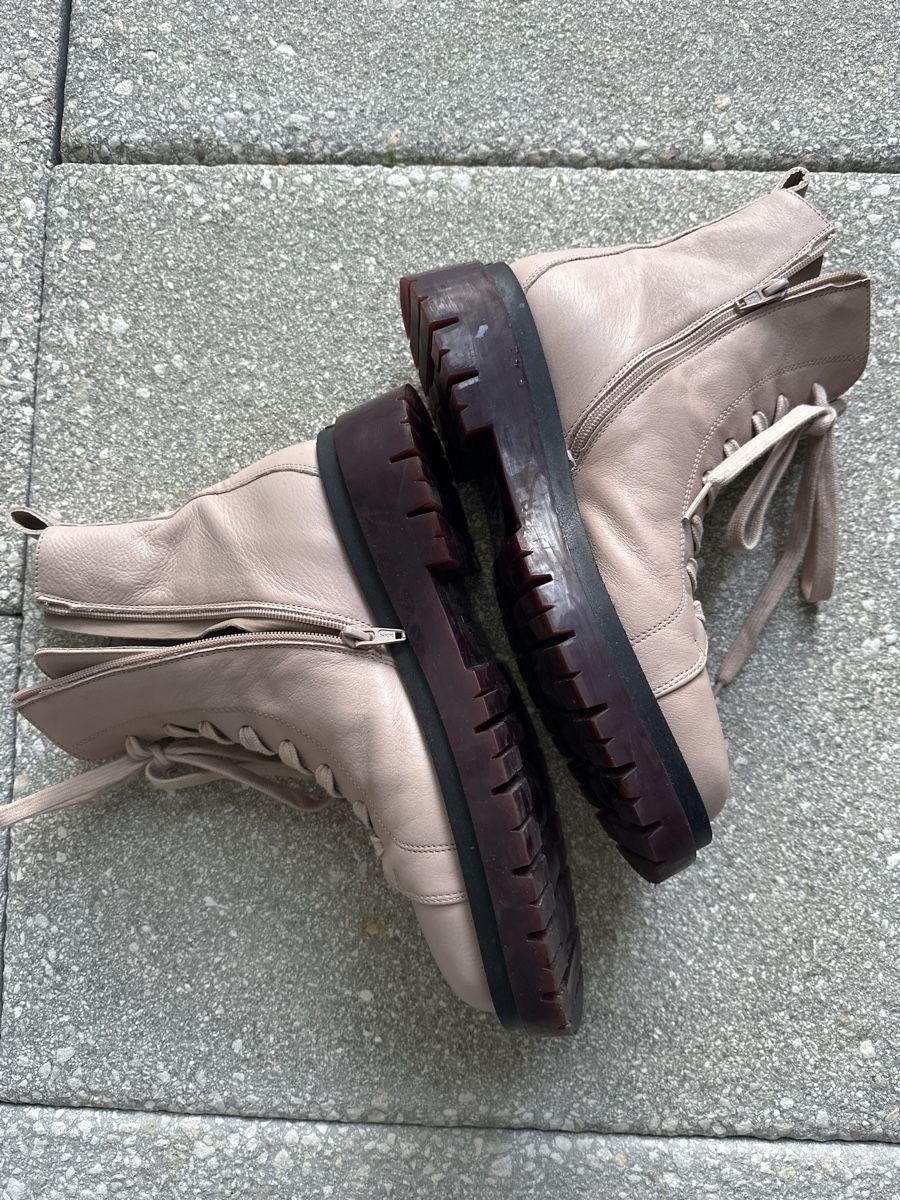 Chaussures femmes: Lederboots Gr. 39 beige/rosa – D'occasion à Wangen SZ par futura14 4