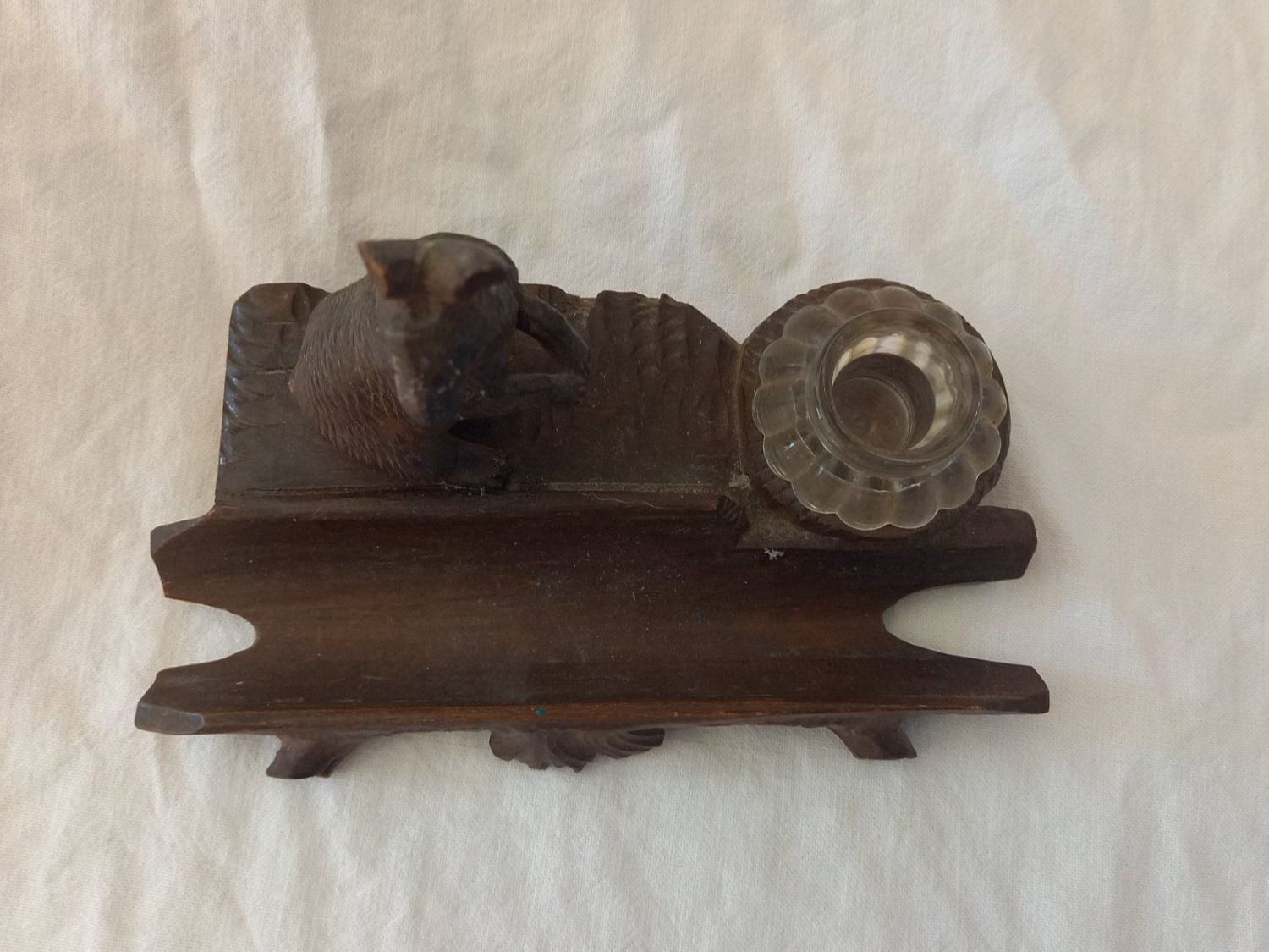 Altro in Antiquarato & Arte: Encrier ancien en bois avec décor lapin – Usato da Rossens FR venduto da Souris1 3