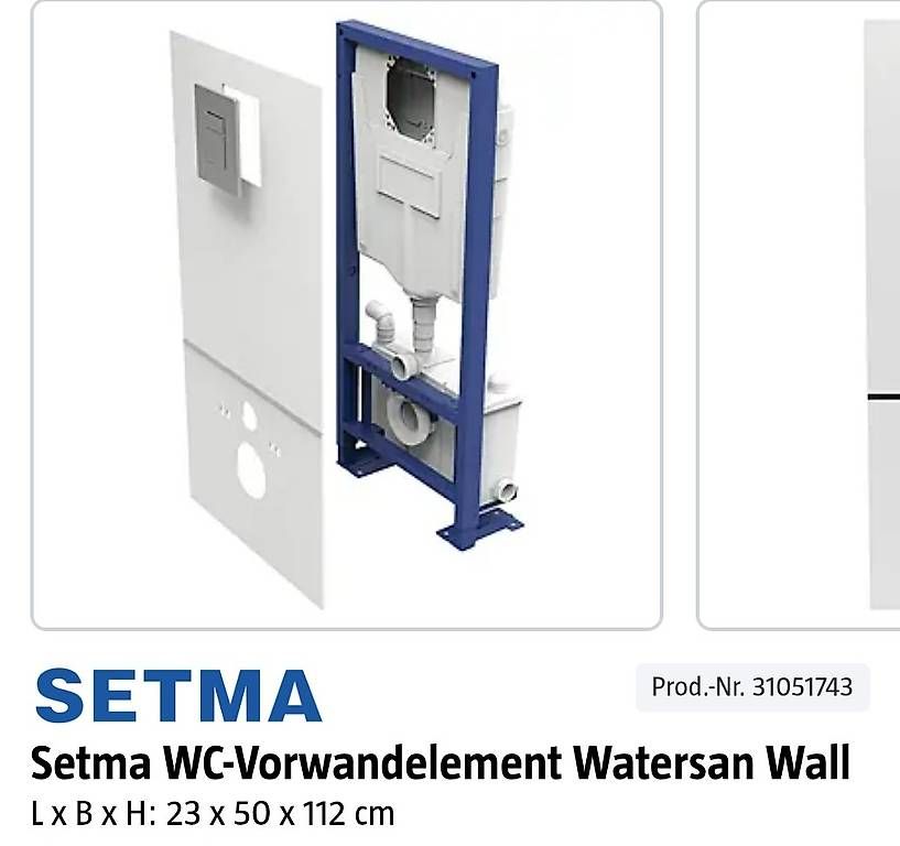 WC: WC-Vorwandelement – Usato da Unterengstringen venduto da lkscorina