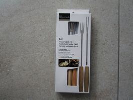 Fondue Gabeln 2 in 1 / Gabelset