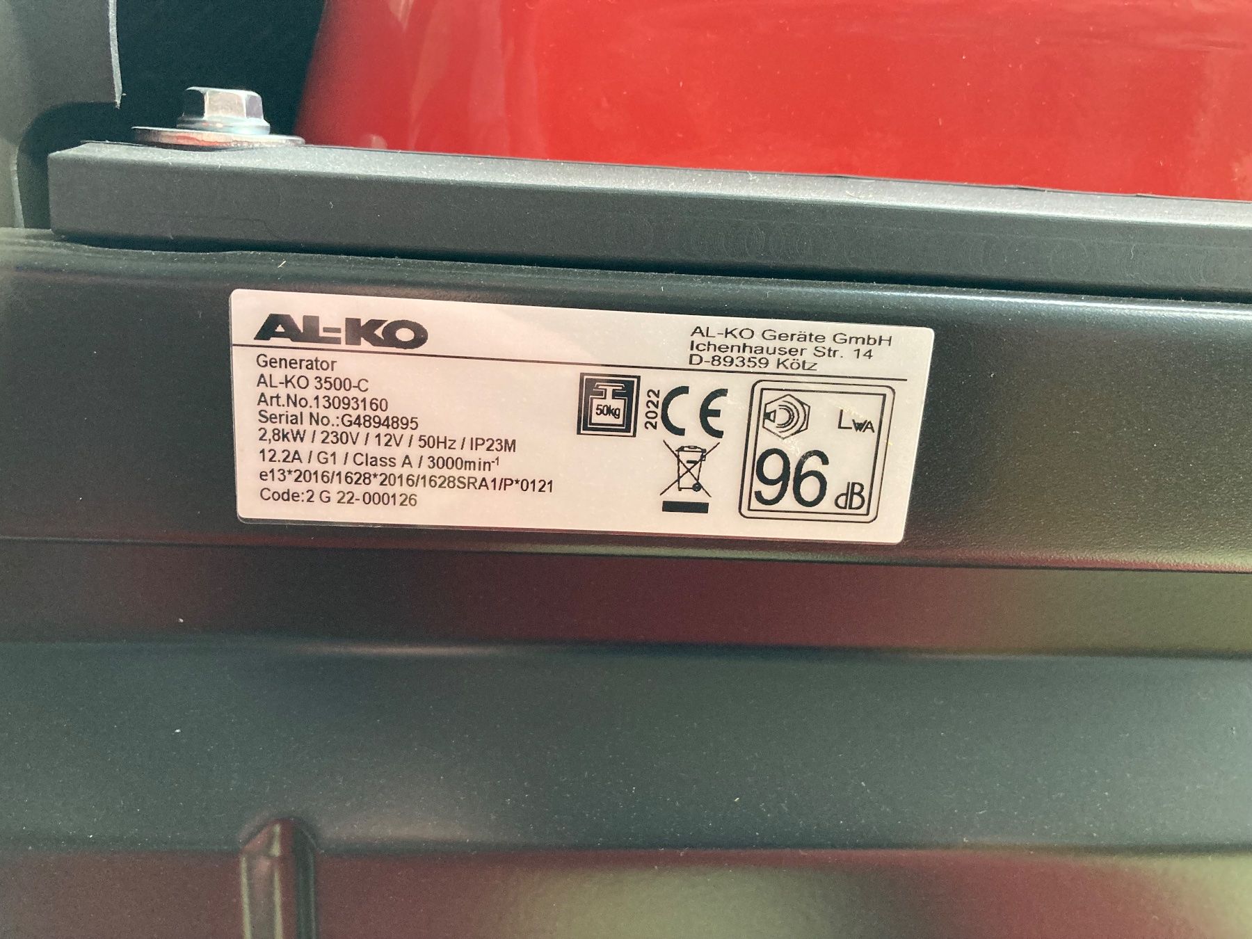 Generatori di corrente: Generator Notstromgenerator AL-KO mit 3.1 kW Max. Leistung – Nuovo (secondo la descrizione) da Ermensee venduto da peterfrey 5