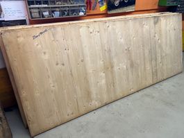 Sechs 3Schichtverleimte Fichten. 2500x980x43 mm gebraucht