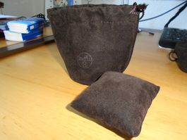 2 Original Hermès Samt Beutel mit Kissen, 1 Stück möglich