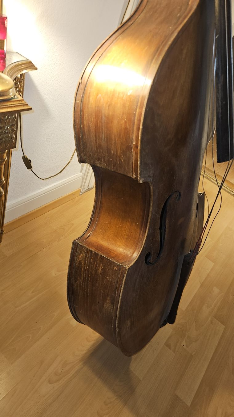 Strumenti musicali: Kontrabass Karl Basler Baumgartner gebraucht mit Bogen – Usato da Rickenbach b. Wil venduto da nic_8ljr 9
