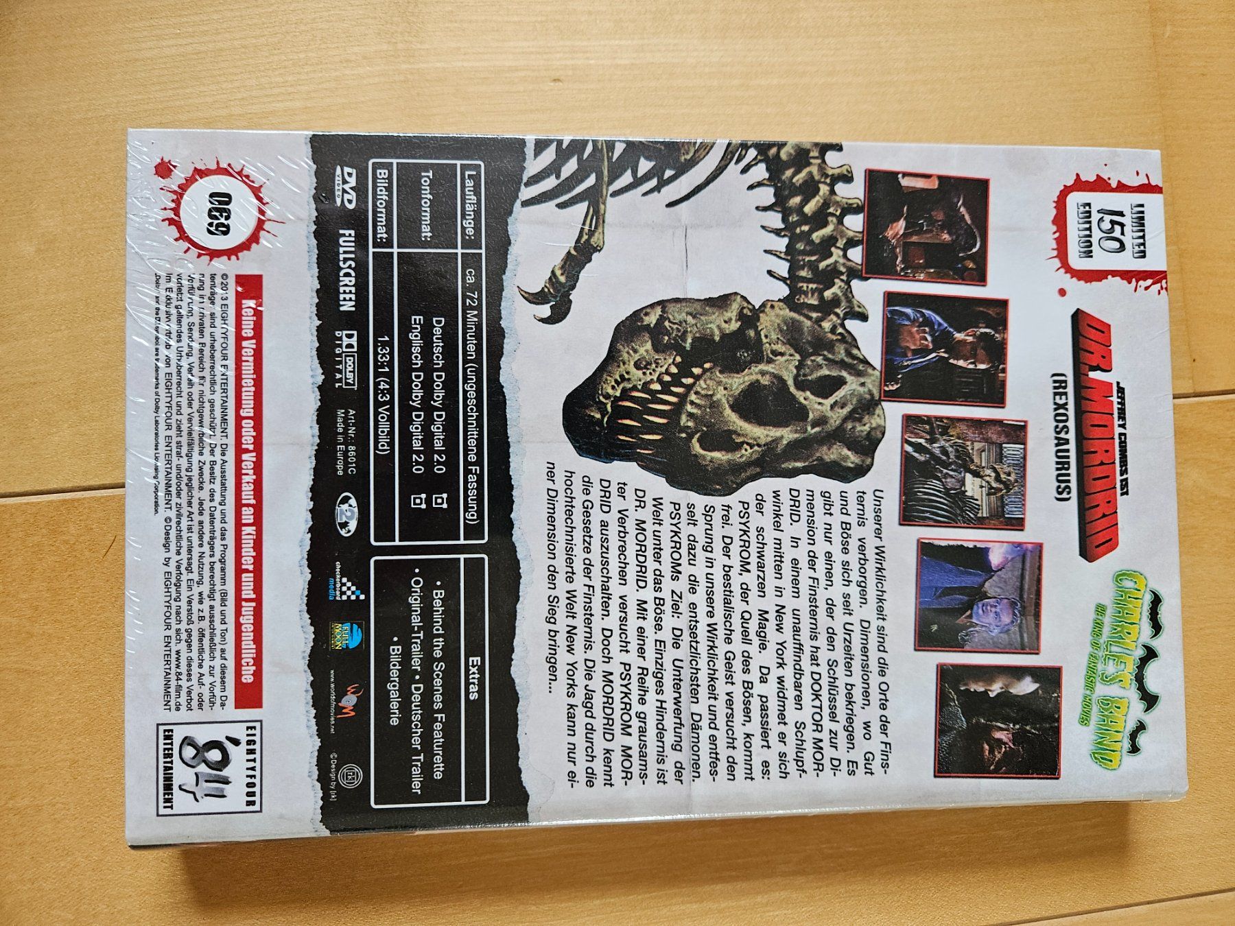 Alle DVDs: Dr. Mordid - Rexosaurus- Grosse Hartbox Neu - Limited Editio – Neu und originalverpackt aus Wildberg von Reunionevents 1