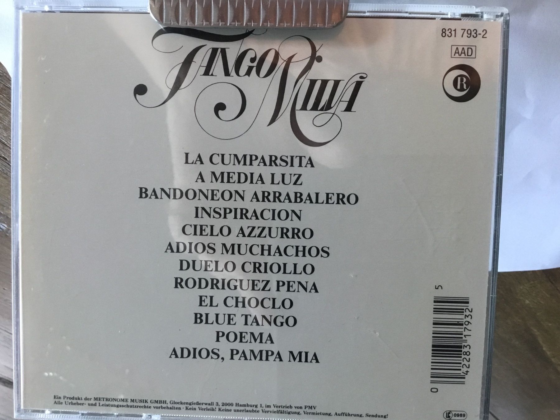 CD: Milva - Tango - CD  🇮🇹 – Usato da Thierachern venduto da sweden08 1