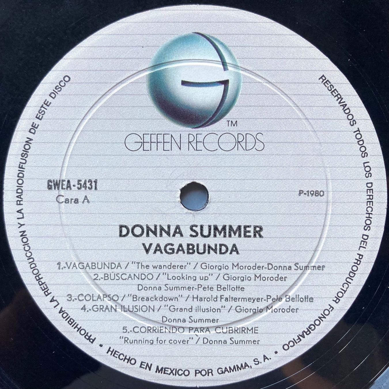 Vinyles: DONNA SUMMER - THE WANDERER = VAGABUNDA – D'occasion à Poliez-Pittet par Newtown-Records 3