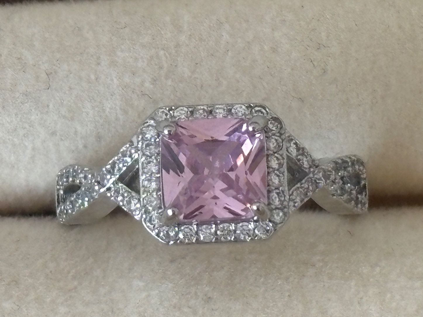 Ringe: Luxus Elegante Gr.19/9 Ring Farbe: Silber/Rosa – Neu (gemäss Beschreibung) aus Biel-Bienne von Roserosse13 2