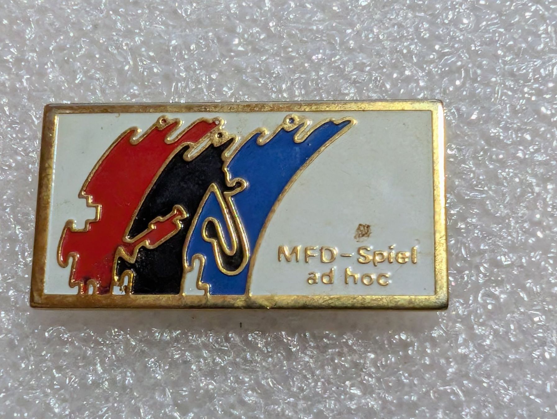 Plaketten & Abzeichen: Ansteckpin 257: MFD Spiel – Gebraucht aus Oppligen von Pin-Fall-Shop