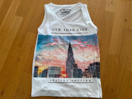 Neues Campus Muskelshirt New York Skyline, Gr. 140/146