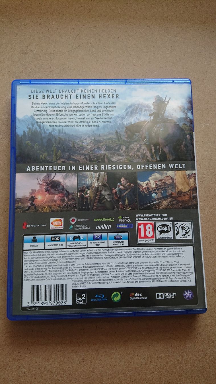 Giochi: The Witcher 3 Wild Hunt PS4  – Usato da Chur venduto da FreakofRarity 1