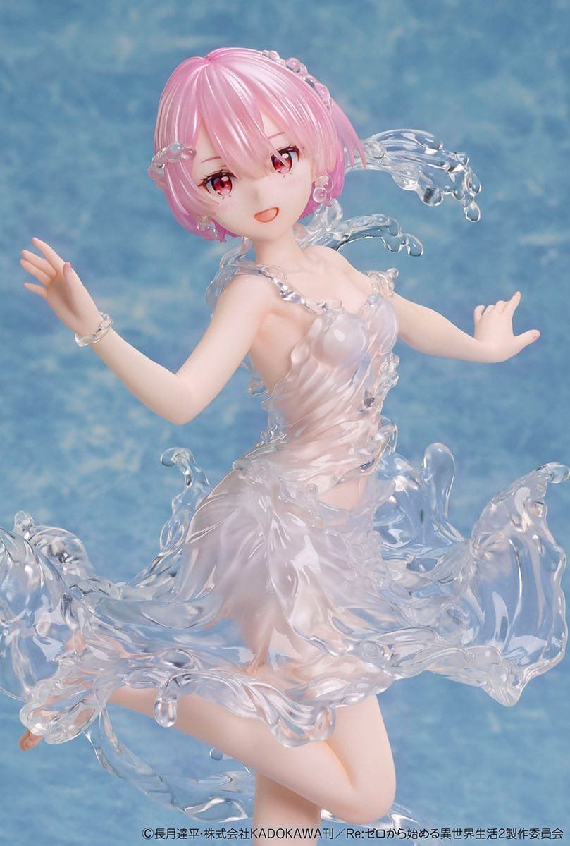 Statuette: Re:Zero 1/7 Ram Aqua Dress 23 cm – Nuovo e nell'imballaggio originale da St-Imier venduto da ATTAKSHOP 6