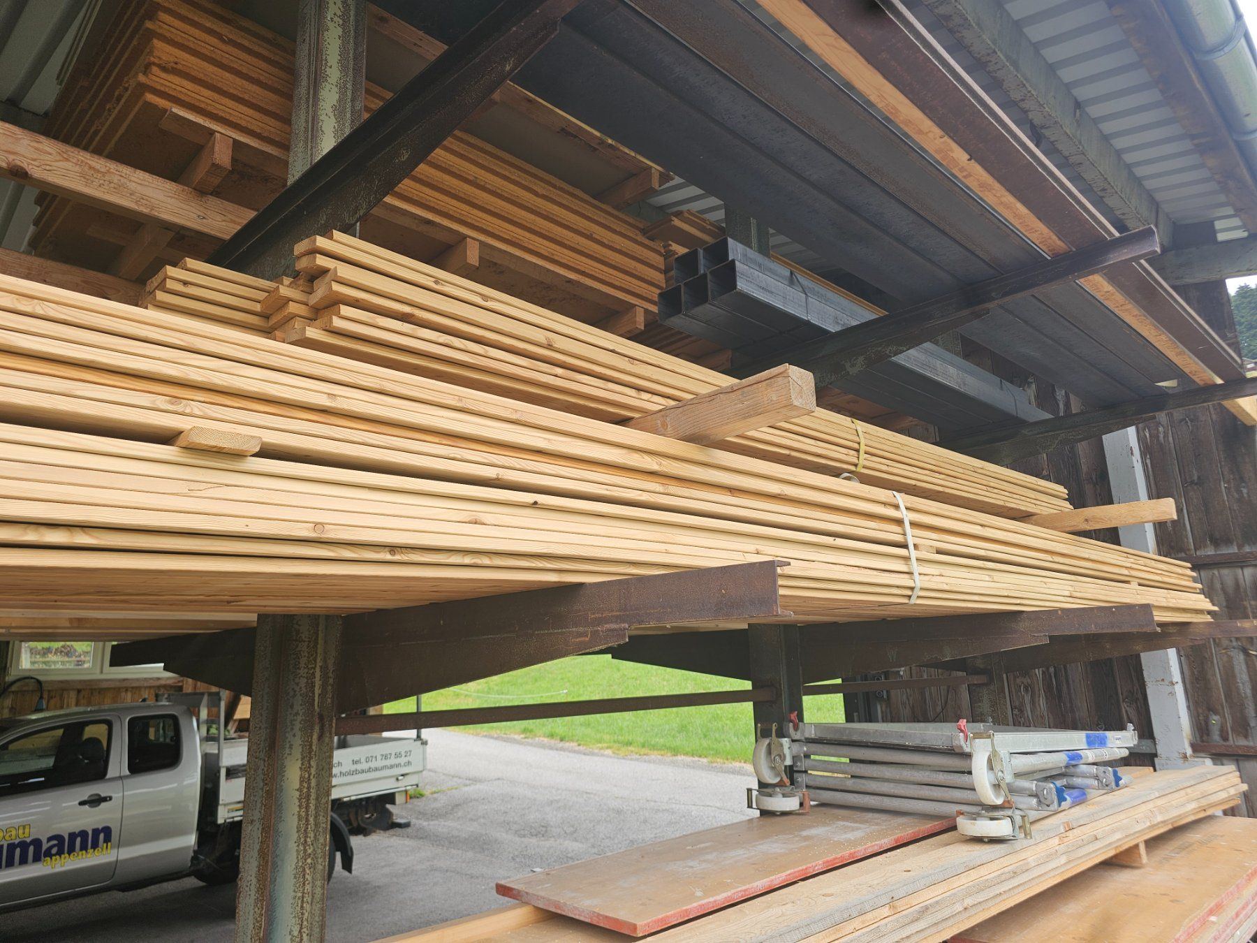 Holzartikel: Lärche Rhomboidschalung 20/95 – Neu (gemäss Beschreibung) aus Appenzell von baumfel