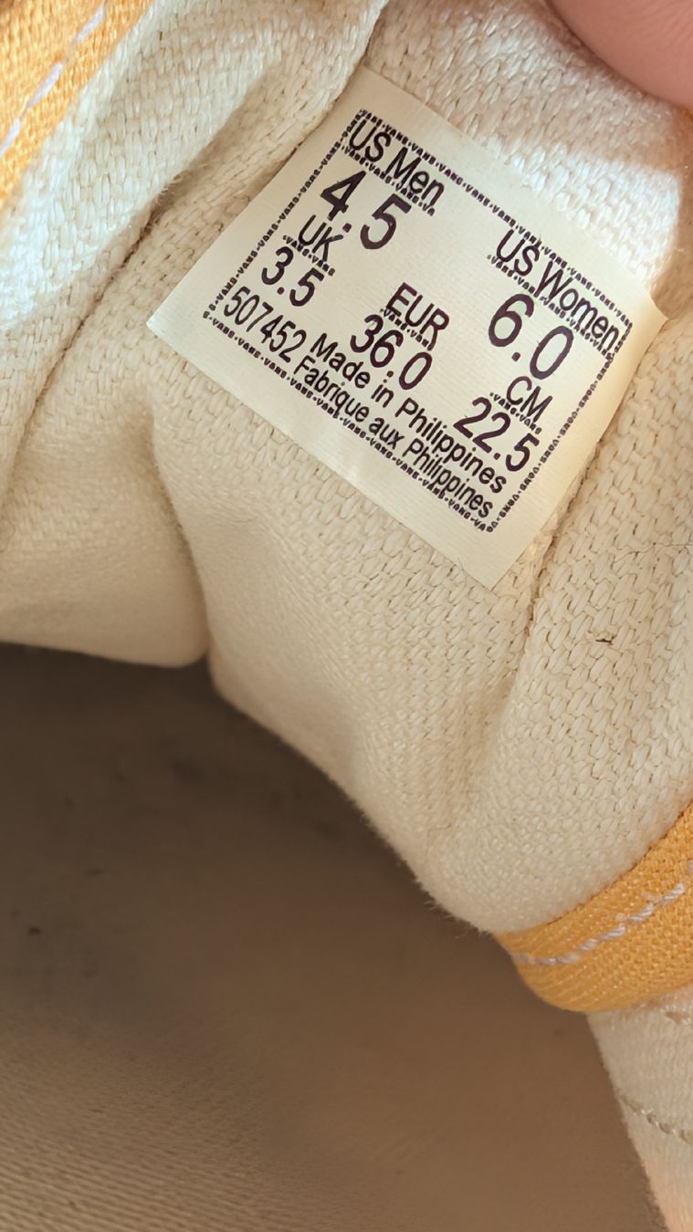 Vans Chaussures femmes: Vans Old Skool gelb Grösse 36  – Neuf (Voir description) à Unterseen par pin_tsz6 3