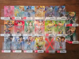 Super Smash Bros. - Amiibo Sammlung / 19 Stk. / Neu & OVP