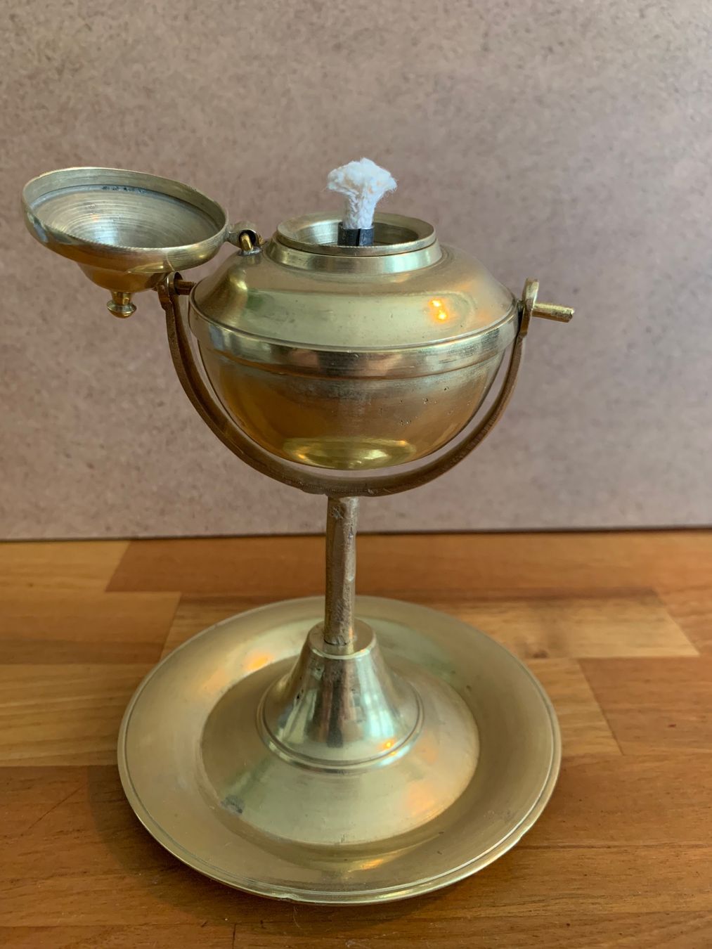 Lampade: 3 schöne alte Öllampen – Usato da Winterthur venduto da sommer_2019 1