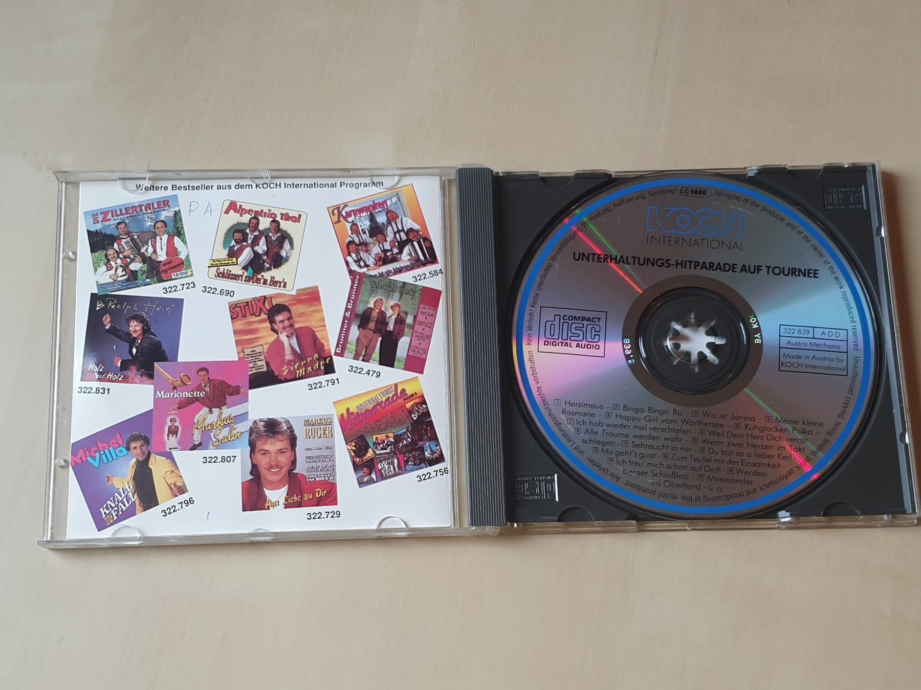 CD: Unterhaltungs Hitparade auf Tournee – Usato da Stansstad venduto da collectorsshop 2