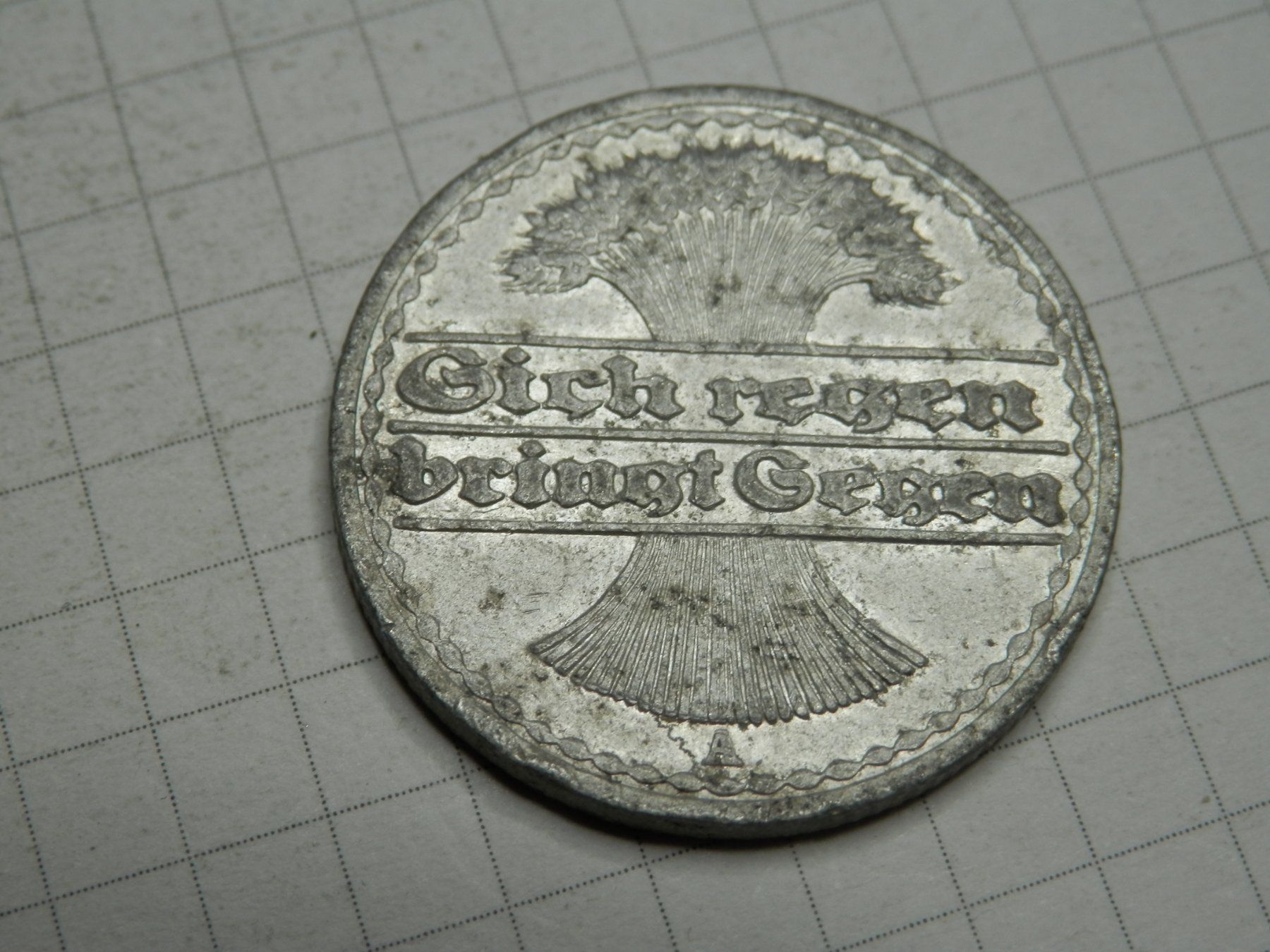 Tutti le monete: Deutschland 50 Pfennig, 1922 – Usato da Weiach venduto da weiach81 1