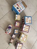 Erstes Lernen Stapelwürfel + Fisher Price Telefon