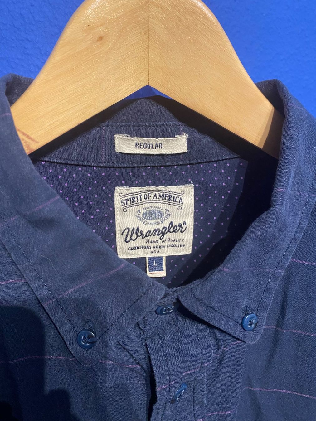 Camicie: Wrangler Herren Hemd Grösse L – Usato da Stäfa venduto da Clandestino04 1