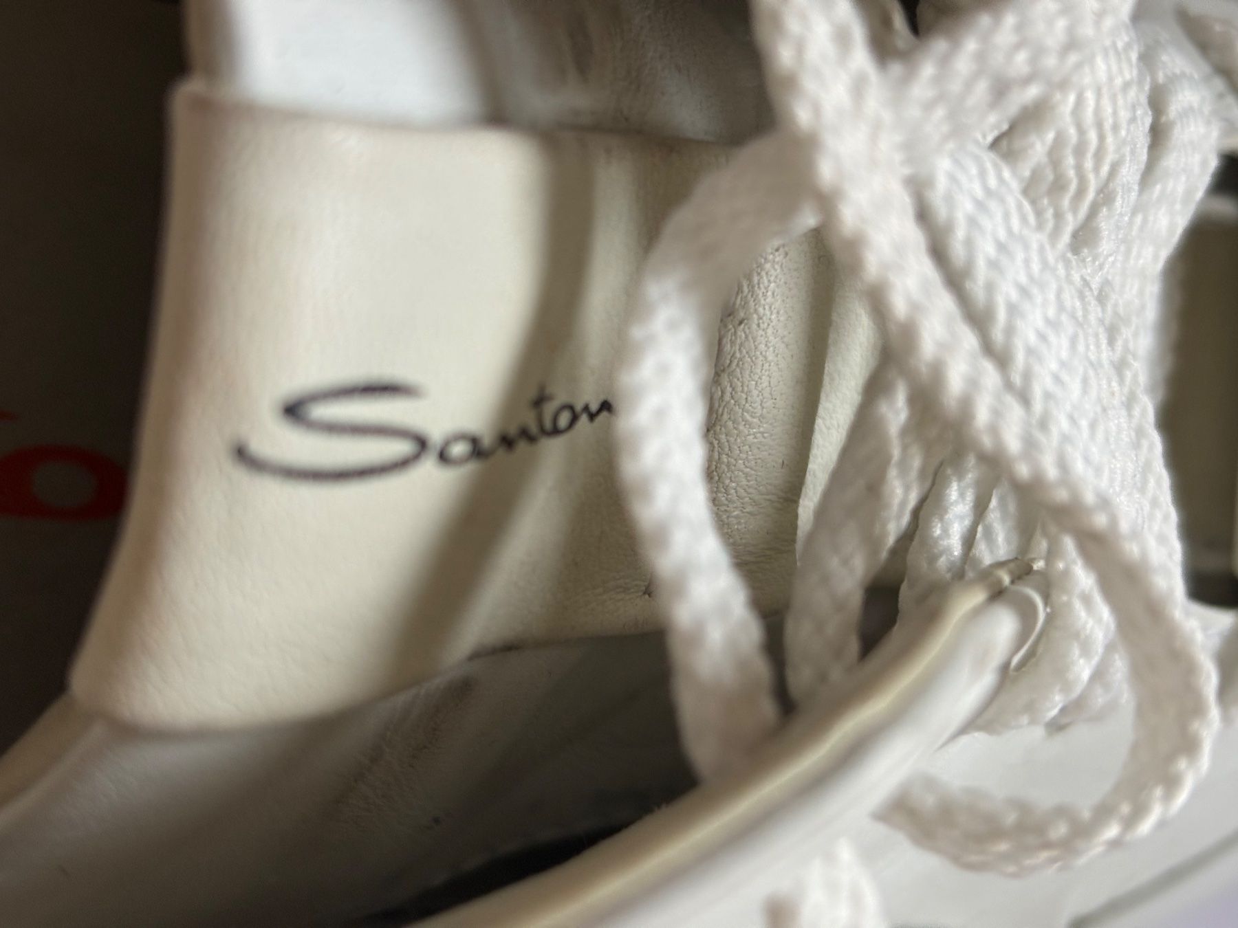 Santoni Scarpe da uomo: Santoni Ledersneaker Gr. 37 weiss – Usato da Härkingen venduto da sus_y7s8 2