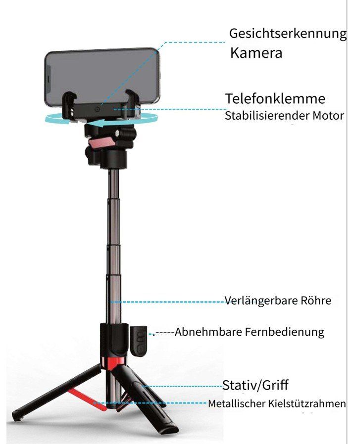 Videocamere: Tripod C10 Selfie Stick – Nuovo e nell'imballaggio originale da Nendeln venduto da Churer 1