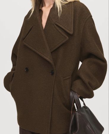 Woll Mantel von Mango, Gr. XS