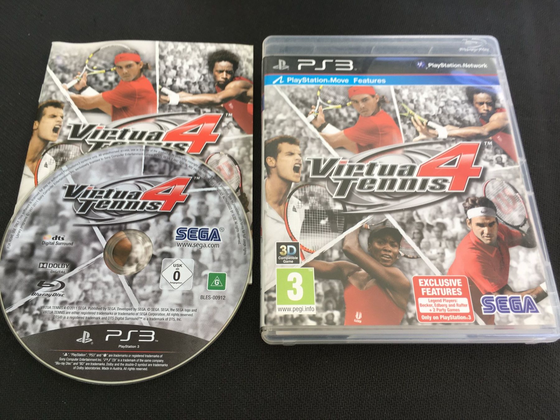 Sony Spiele: Virtua Tennis 4 - Playstation 3 / PS3 – Gebraucht aus St.Gallen von Punktchen01