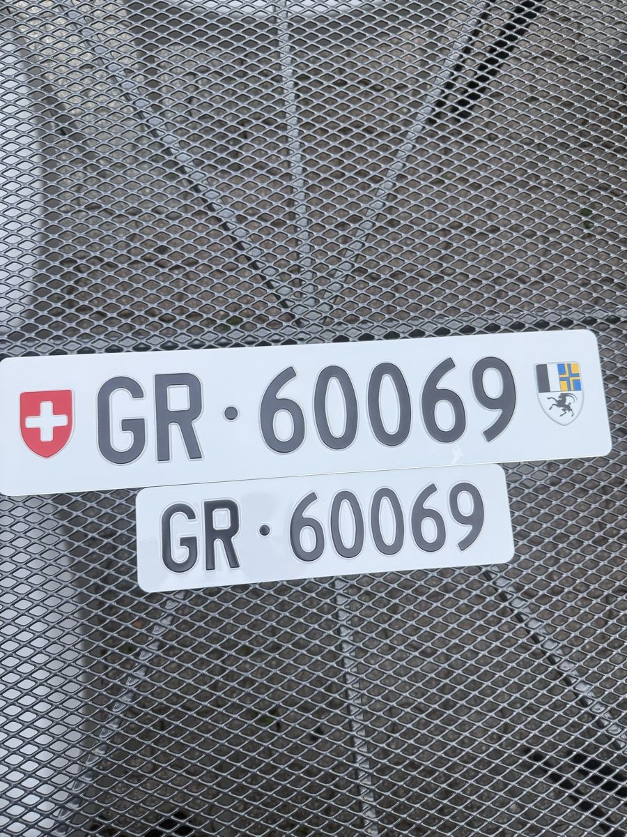 Ecriteaux: GR Autonummer / GR 60069 – Neuf avec emballage d'origine à Domat/Ems par leo_nc9q