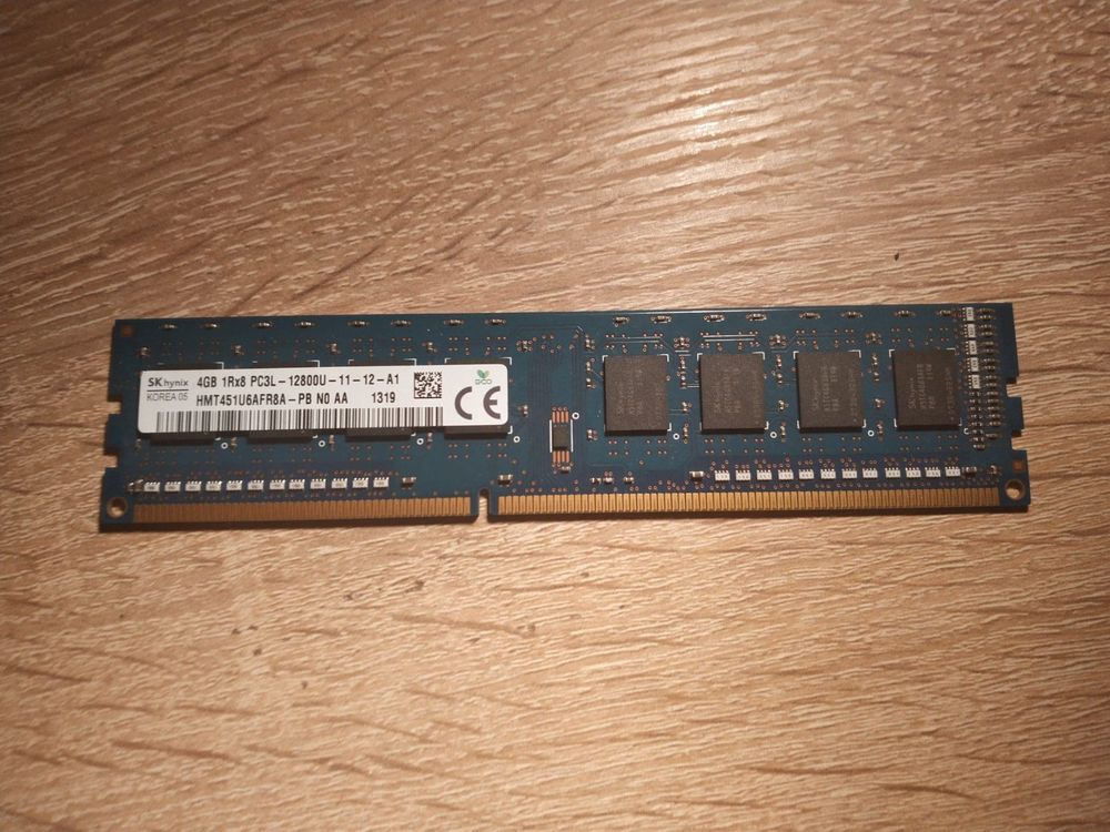 4Go RAM PC Bureau HYNIX HMT451U6AFR8A-PB DDR3 PC3L-12800U 1600Mhz 1Rx8 - View #4