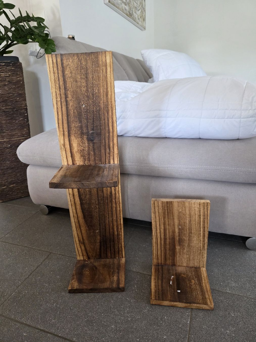 Scaffali: 2x Holz Wandregale - wunderschön rustikal – Usato da Klosters venduto da Sniggels 1