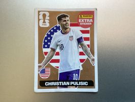 Panini FIFA Extra Sticker Christian Pulisic USA Neu