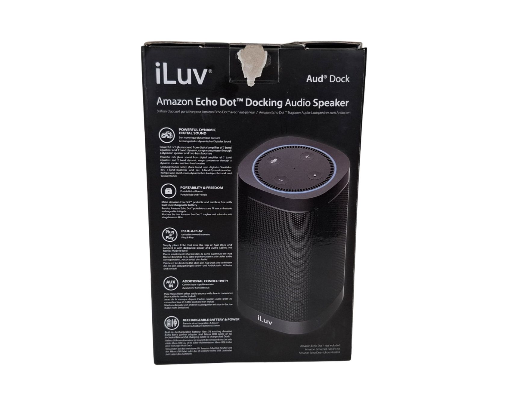 Docking station: ILUV Aud Dock tragbarer Audio-Lautsprecher – Nuovo (secondo la descrizione) da Wil SG venduto da Restwert_Wil 6
