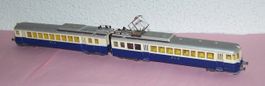 Kleinbahn H0: BLS Doppel-Triebwagen ABFe, DC, super Zustand