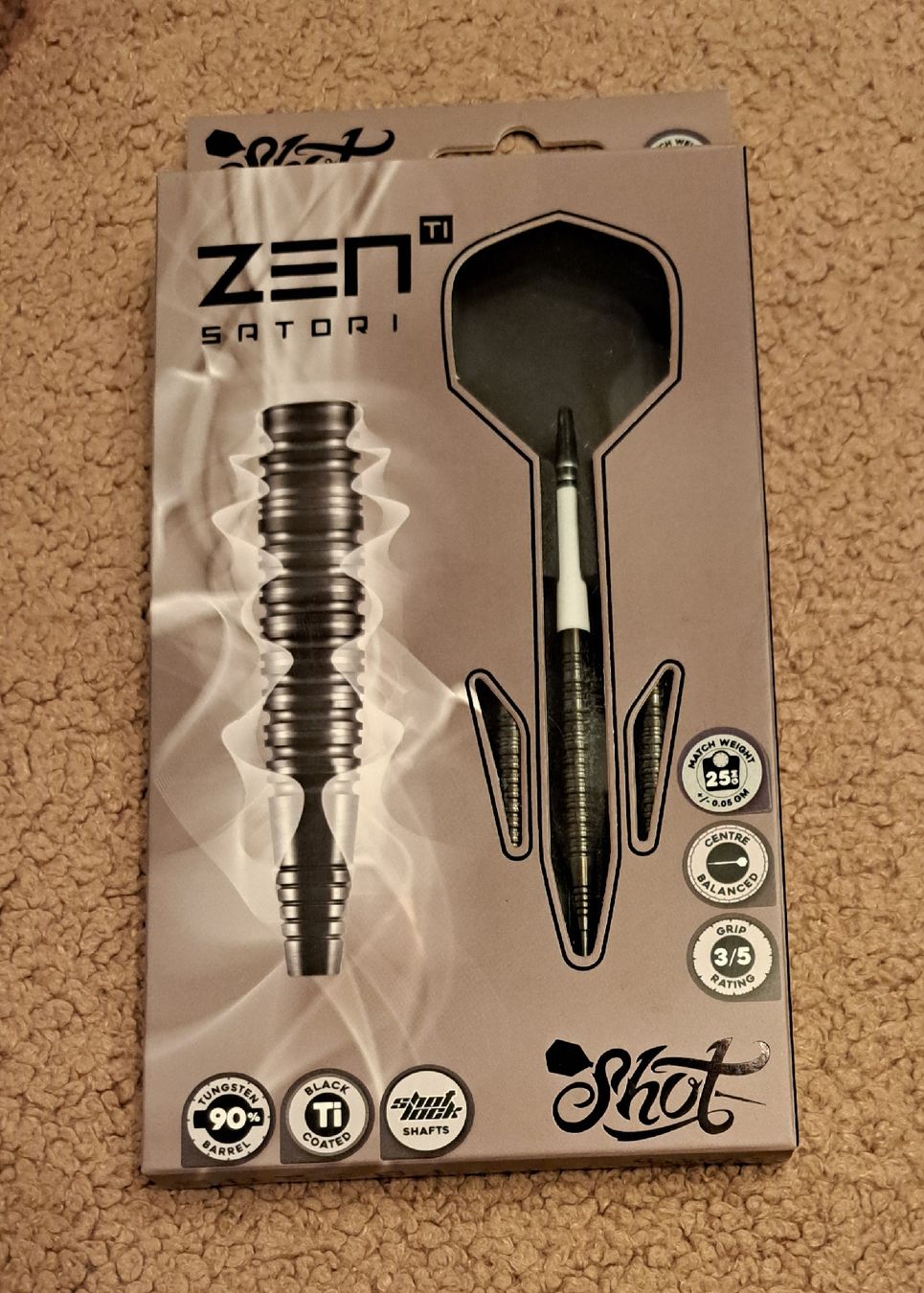 Freccette: Shot Zen Satori Steeldart Set, 25 Gramm – Nuovo (secondo la descrizione) da Roggwil BE venduto da Beatlemaniac