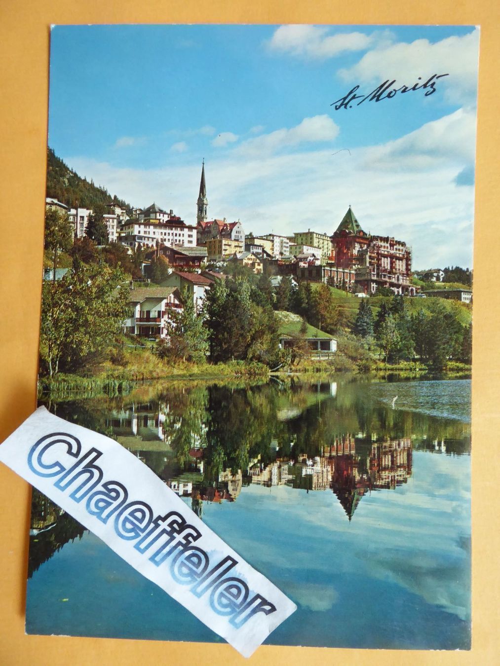 Cartoline postali: St. Moritz – Nuovo (secondo la descrizione) da Zürich venduto da Chaeffeler