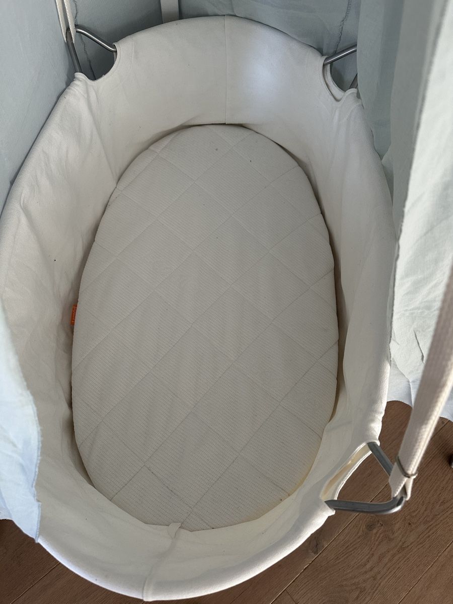 Leander Culle: Leander Baby Wiege weiss mit Himmel  – Usato da Herzogenbuchsee venduto da GyK87 1