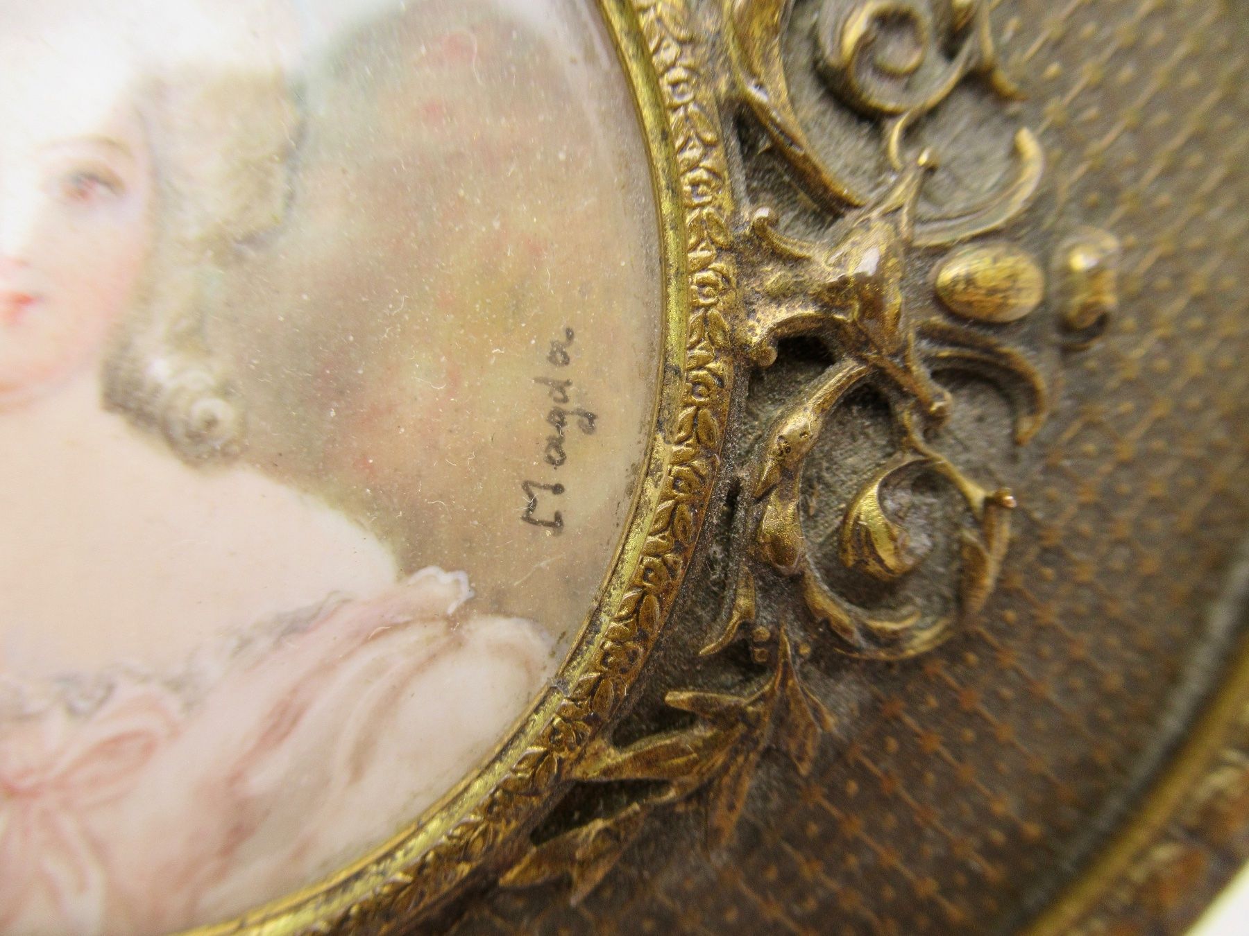 Gemälde: Miniatur Signiert – Gebraucht aus Bern von Colligentes 2