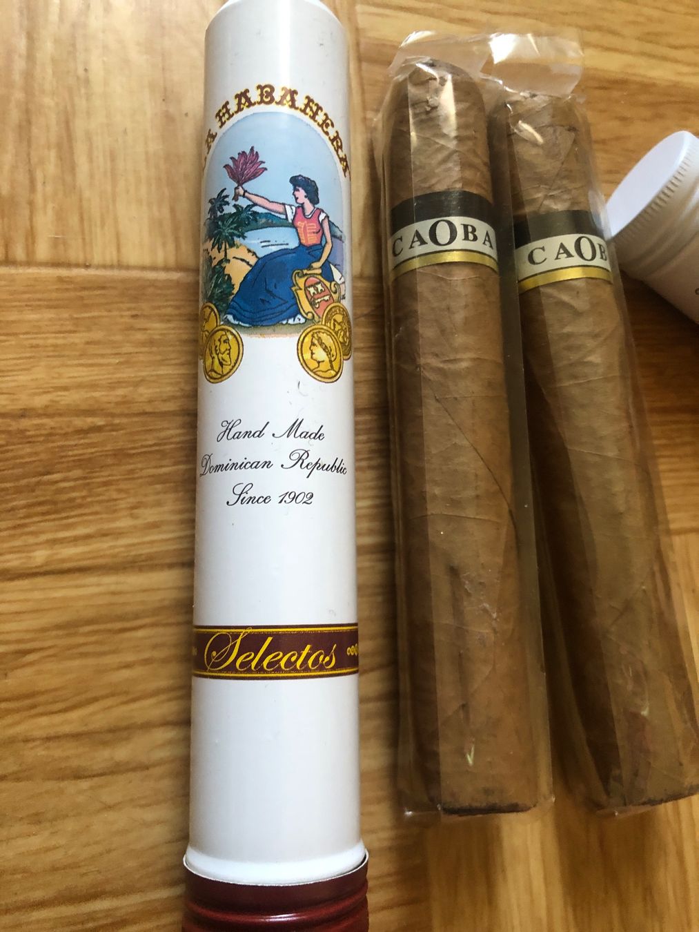 Zigarren: 4 DIV DOM REP ROBUSTO  ZIGARREN MACANUDO LA HABANERA CAOBA – Neu und originalverpackt aus basel von Lastcall 1