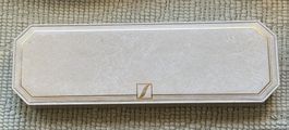 Edle zweireihige Vintage Perlenkette mit Strass-Verschluss
