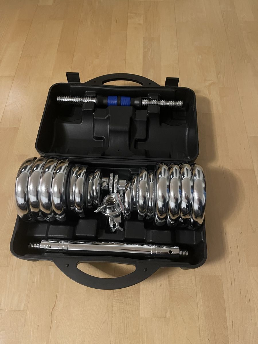 Hanteln & Gewichte: Hantelset 30kg im Koffer – Neu (gemäss Beschreibung) aus Tägerwilen von swws1199