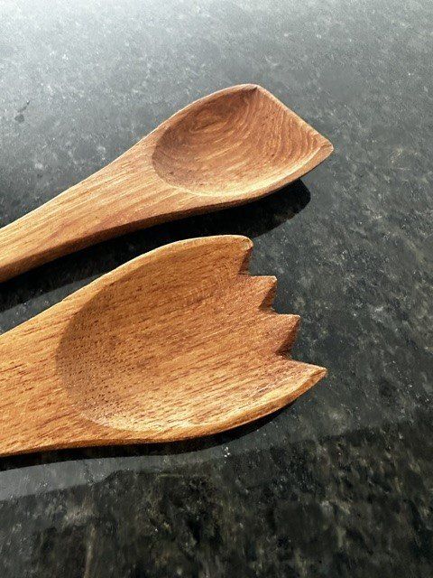 Couverts: HoLz  SaLat BeSteCK – D'occasion à Winkel par zeho 1