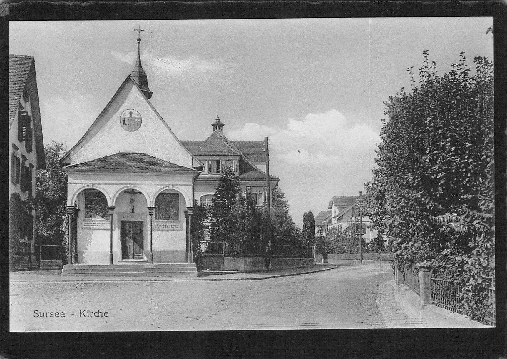 Ansichtskarten: Sursee LU , Kirche – Gebraucht aus Reichenburg von Pipo-67